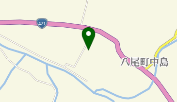 富山市大長谷地区センターの地図画像