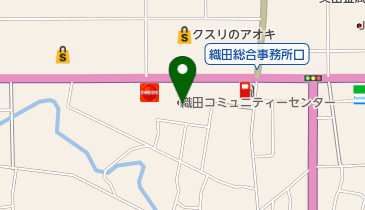 丹生郡織田コミュニティセンターの地図画像