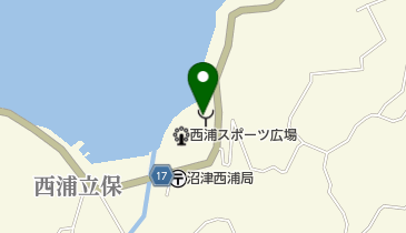 沼津市西浦市民窓口事務所の地図画像