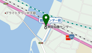 浜松市舞阪協働センターの地図画像