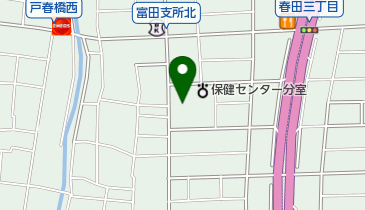 名古屋市富田支所の地図画像