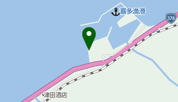 大洲市喜多灘連絡所の地図画像