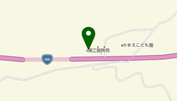 佐伯市蒲江振興局の地図画像