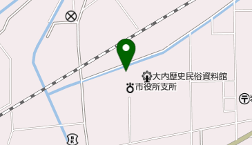 由利本荘市大内総合支所の地図画像