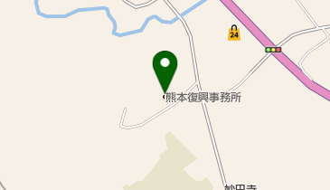 阿蘇郡長陽庁舎の地図画像