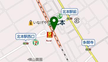 北本市北本市役所駅連絡所の地図画像