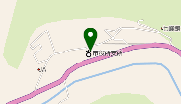高山市高根支所の地図画像