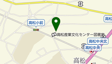 かほく市高松サービスセンターの地図画像