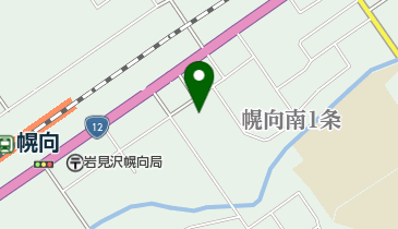 岩見沢市幌向出張所の地図画像