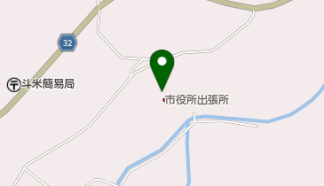 二戸市斗米出張所の地図画像