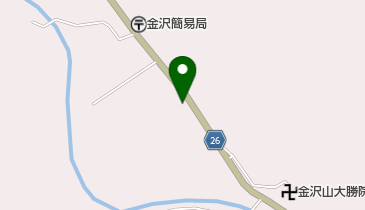 上閉伊郡金澤支所の地図画像