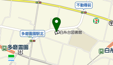 府中市東部出張所の地図画像