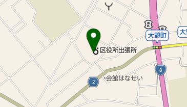新潟市黒埼出張所の地図画像