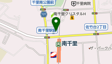 吹田市千里出張所の地図画像