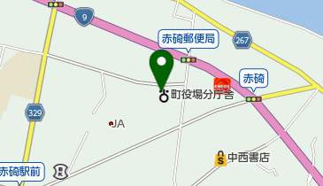 東伯郡赤碕庁舎の地図画像