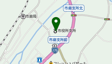 丹波市市島支所の地図画像