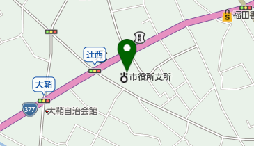 観音寺市大野原支所の地図画像