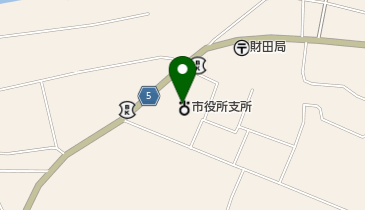 三豊市財田支所の地図画像