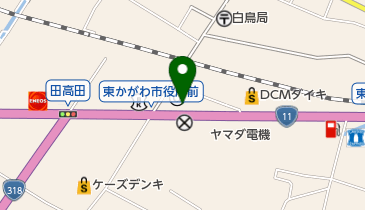 東かがわ市統括窓口センター白鳥窓口の地図画像