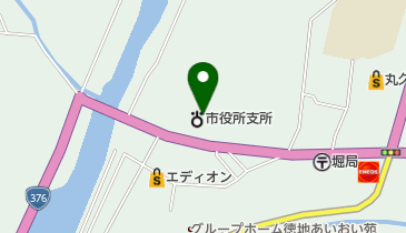 山口市徳地総合支所の地図画像