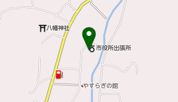 津山市阿波支所の地図画像