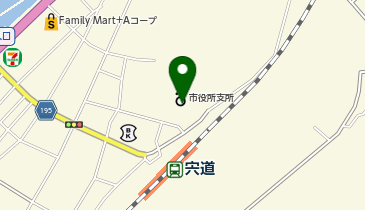 松江市宍道支所の地図画像