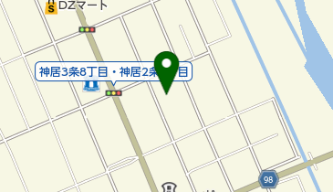 旭川市神居支所の地図画像