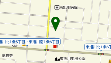 旭川市東旭川支所の地図画像