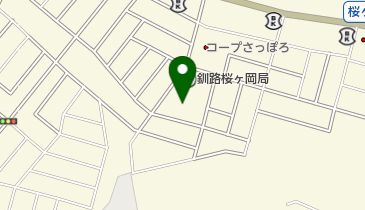 釧路市桜ケ岡支所の地図画像