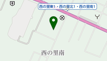 北広島市西の里出張所の地図画像