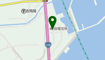 松前郡吉岡支所の地図画像