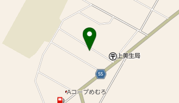 河西郡上美生出張所の地図画像