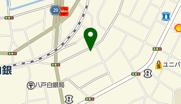 八戸市白銀市民サービスセンターの地図画像