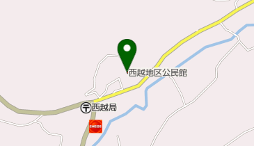 三戸郡西越支所の地図画像