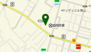 盛岡市青山支所の地図画像