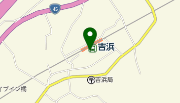 大船渡市吉浜地域振興出張所の地図画像