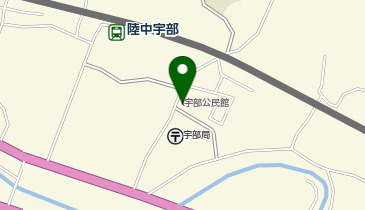 久慈市宇部支所の地図画像