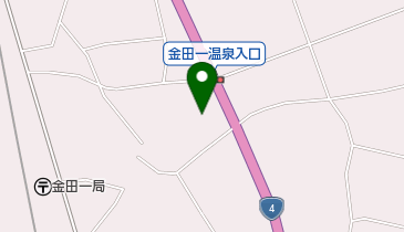 二戸市金田一出張所の地図画像