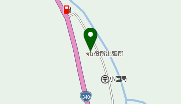 宮古市小国出張所の地図画像