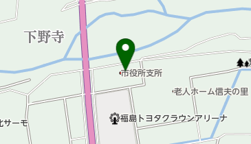 福島市吉井田支所の地図画像