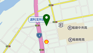 福島市渡利支所の地図画像