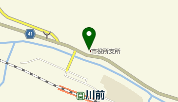 いわき市川前支所の地図画像