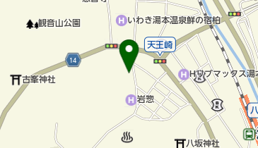 いわき市常磐支所の地図画像