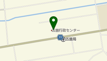 白河市五箇行政センターの地図画像