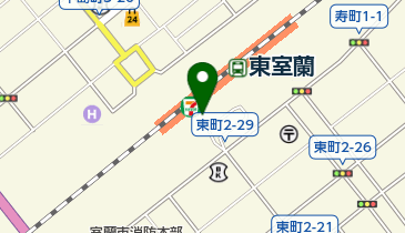 室蘭市蘭東支所の地図画像