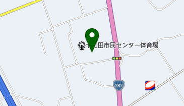 鹿角市十和田支所の地図画像