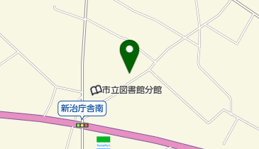 土浦市新治支所の地図画像