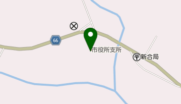 佐野市新合支所の地図画像