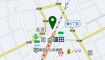 蓮田市駅西口連絡所の地図画像