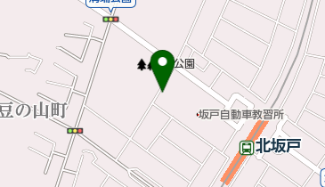 坂戸市北坂戸出張所の地図画像